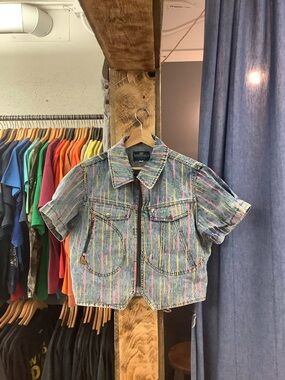 Vintage Women’s New Man Denim Zip-Up Jacket